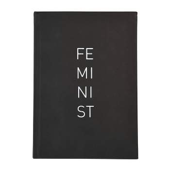 College Ruled Feminist Composition Notebook Black/White - Gartner Studios