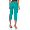 Rekucci Women's Pull-On Mid-Rise Cuffed Capri Pants Comfort Waistband - 3 of 4