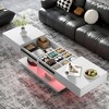 Zeus & Ruta Adjustable Lift-Top Coffee Table with Hidden Storage, Expandable from 41.3" to 76.7", Multi-Functional Centerpiece for Living Room - 3 of 4