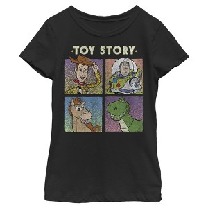 Girl's Toy Story Four Buds Panels T-Shirt - 1 of 4