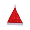 Unique Bargains Christmas Hat Thin Single-layer Star Polyester Red 11.02"x15.35" 1 Pc - 4 of 4