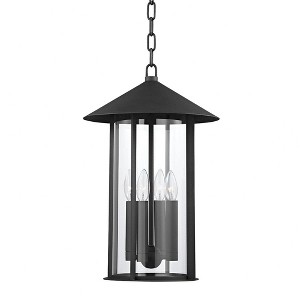 Troy Lighting Long Beach 4 - Light Pendant in  Black Clear Shade - 1 of 1