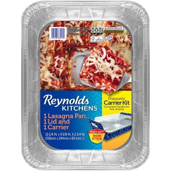 Reynolds Disposable Bakeware Pan and Lid with Carrier -1ct