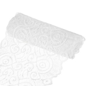Unique Bargains Elastic Lace Fabric Ribbon Stretchy Trim Pattern for Bridal Wedding 1 Pc - 1 of 4