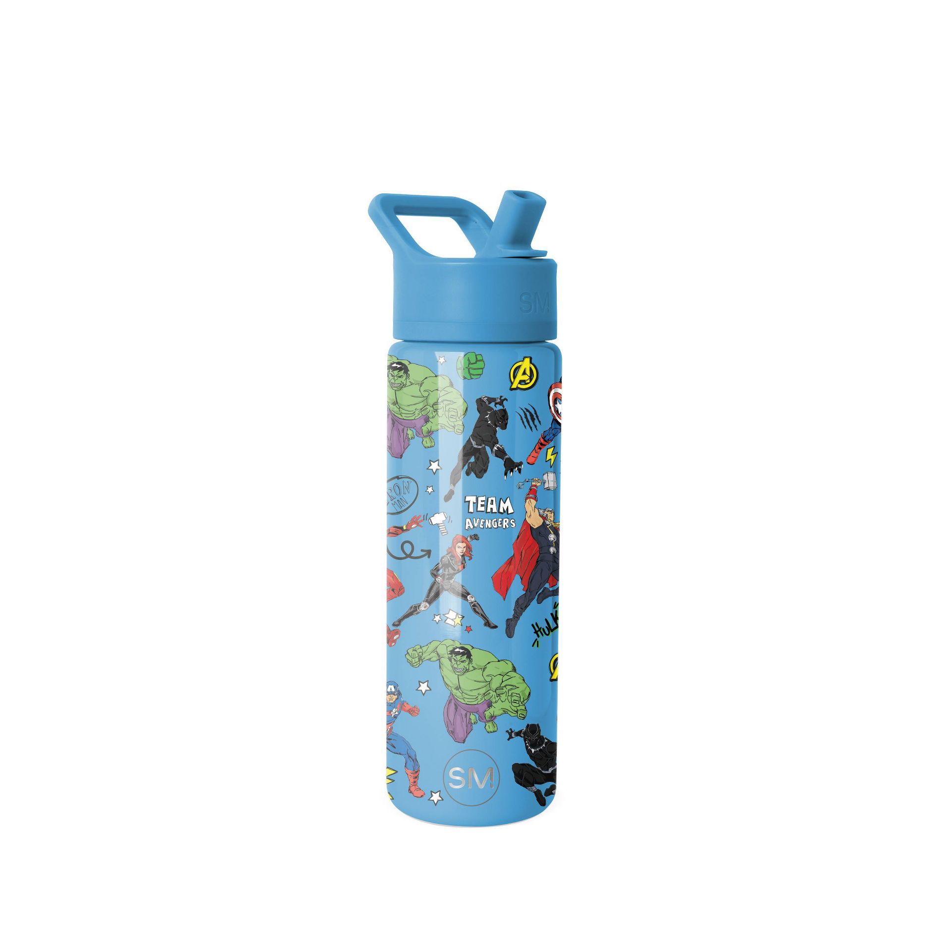 Simple Modern 22oz Summit Avengers Water Bottle Blue