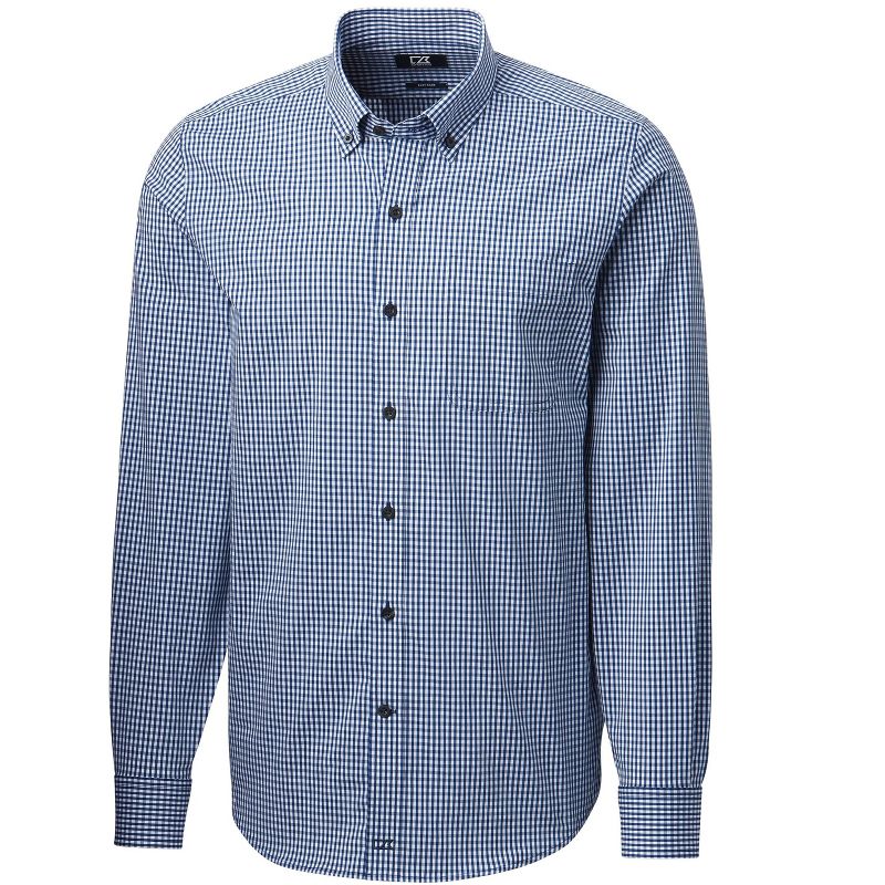 Cutter & Buck Mens Anchor Gingham Tailored Fit, 1 of 2