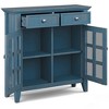 Normandy Solid Wood Entryway Storage Cabinet - Wyndenhall - 2 of 4