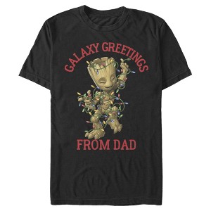 Men's Marvel Guardians of the Galaxy Dad Galaxy Greetings T-Shirt - 1 of 4