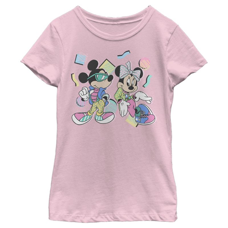Girl's Disney '80s Mickey and Minnie T-Shirt, 1 of 5