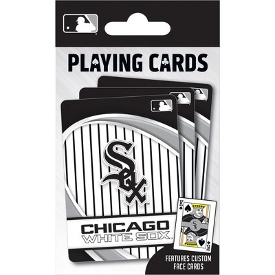 MasterPieces Officially Licensed MLB Chicago White Sox Playing Cards - 54 Card Deck for Adults