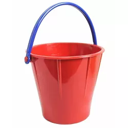 Pail in Red ~ MUL3915R Dollhouse Miniature Sand Bucket 