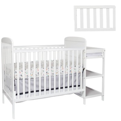 Changing table clearance guard rail