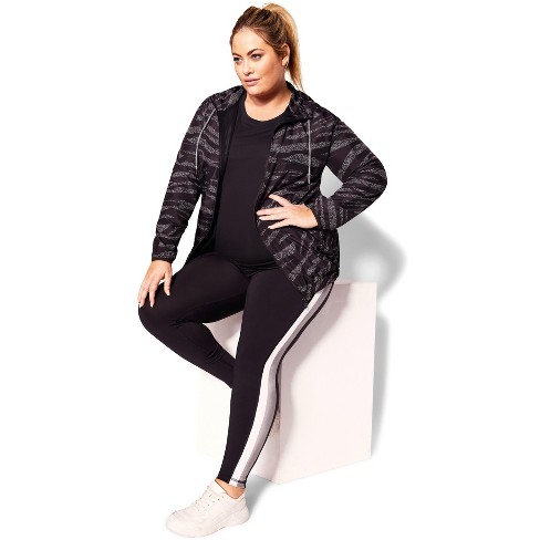 Women's Plus Size Color Block Legging - Pewter Avenue Target