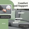 NicBex Modular Sectional Sofa L-Shaped Sofa Corner Couch Set with Ottoman and 3 Pillows for Living Room,Apartment,Office - 4 of 4