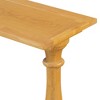 Dexmalle Console Table with Luxurious Pine Veneer and Elegance Vase-Leg Design - 4 of 4