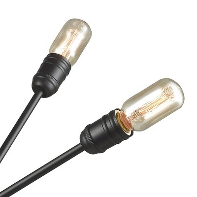 Delphine 33-Inch Oil Rubbed Bronze Starburst Chandelier