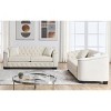 Set of 2 Luxury Chesterfield Velvet Sofa,6-Seater Tufted Couch with Nailhead Trim,77" 3-Seater Sofa for Living Room,Apartment-Baofuwish - 2 of 4