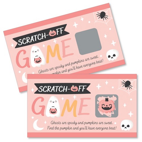 Full Moon: Halloween Party - Scratch Off Game Cards - 30