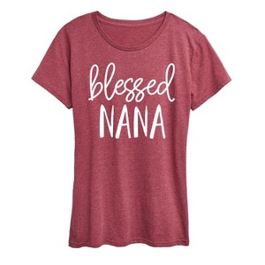 Women's - Instant Message - Blessed Nana Short Sleeve Graphic T-Shirt - 1 of 4