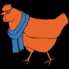 Men's Design By Humans The Hipster Chicken By TabithaDesigns T-Shirt - 2 of 4