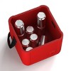 FOAM Portable EVA Lightweight Beach Rigid 30 Cans/22qt Hybrid Soft Sided Floating Cooler - Sunset Red - 4 of 4