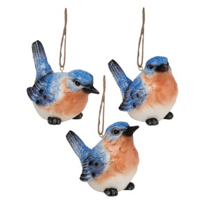 Gallerie II Blue Birds Ornament Set of 3 - 1 of 1