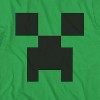 Boys Minecraft Video Game T-Shirt - Black and Green Creeper Face - Official Minecraft Shirt - 2 of 4