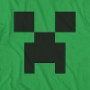 Boys Minecraft Video Game T-Shirt - Black and Green Creeper Face - Official Minecraft Shirt - image 2 of 4