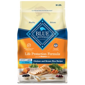 Blue Buffalo Life Protection Formula Natural Adult Large Breed Dry Dog Food with Chicken and Brown Rice - 1 of 4