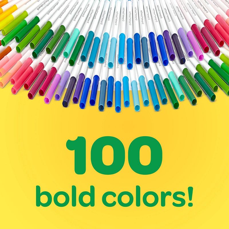 Crayola 100ct Super Tips Washable Markers, 5 of 12