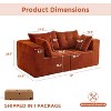 MAXYOYO Modular Sectional Sofa Couch, Sleeper Chair Modern Boneless Couch for Living Room, No Assembly Required - 2 of 4