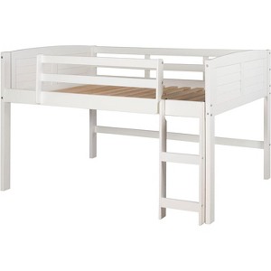 Donco LOUVER LOW LOFT HDBD/FTBD/RAILS WHITE - 1 of 1