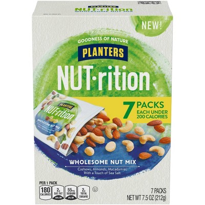 Planters Nut-Rition Wholesome Nut Deluxe Mix - 7.5oz - 7ct