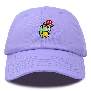 Dalix Mushroom Frog Unicorn Embroidered Cotton Dad Hat Baseball Cap Adjustable Mens Womens - 1 of 4