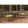 Casual Cushion Solid Sunbrella Fabric 2-Piece Indoor/Outdoor Seat Pad Cushion - 2 of 4