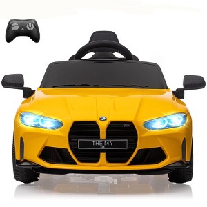 12V Licensed BMW M4 Kids Ride On Car,Electric Toy Vehicle with Remote Control, 3 Adjustable Speeds, Bluetooth - 1 of 4