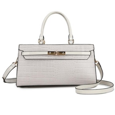 MKF Collection Colby Women’s Satchel in Faux Crocodile Leather Bag by Mia K