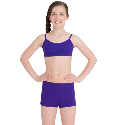 Capezio Purple Team Basics Camisole Bra Top - Girls Intermediate