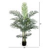 HomeStock  5 ft. Artificial Palm Tree in Pot for Indoor/Outdoor - 2 of 4