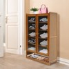 YIYIBYUS 7-Tier Shoe Organizer Free Standing Shoe Cabinet with Magnetic Doors - 3 of 4