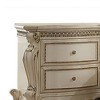 31" Picardy Nightstand Antique Pearl - Acme Furniture: French Provincial Style, 5 Drawers & 2 Doors - 3 of 4