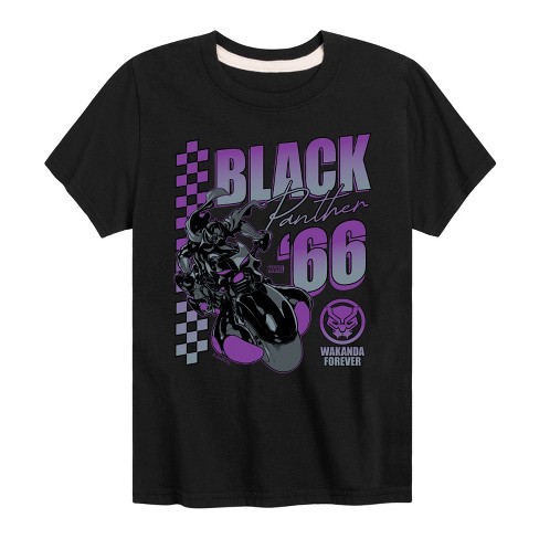 Boys' - Marvel - Black Panther Motorcycle Racing Short Sleeve Graphic T-Shirt - image 1 of 4