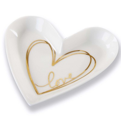 Kate Aspen Heart-Shaped Trinket Dishes