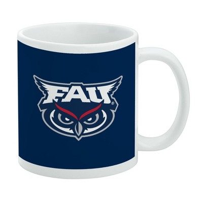Florida Atlantic University Primary Ceramic Coffee Mug Novelty Gift Mugs for Coffee Tea and Hot Drinks 11oz White