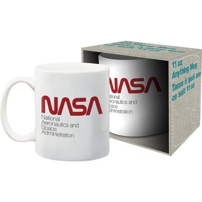 NMR Distribution NASA Red Logo 11oz Ceramic Coffee Mug