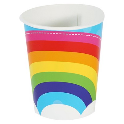 8ct Rainbow Paper Cup