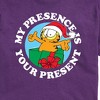 Men's - Garfield - My Presence Is Your Present Christmas Short Sleeve Graphic T-Shirt - 2 of 4