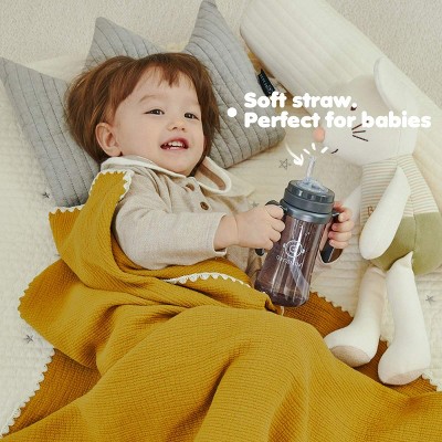 Grosmimi PPSU Straw Cup - 10oz (300ml) Skyblue 10oz