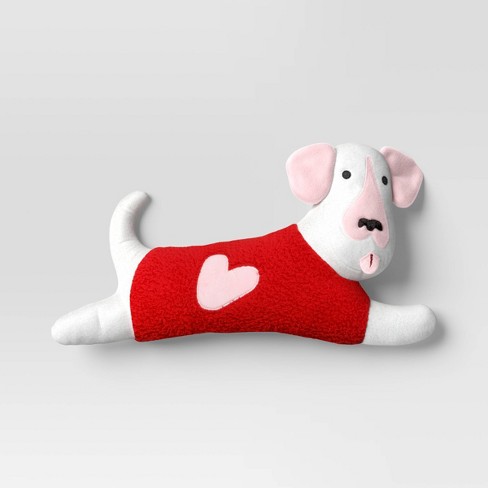 Plush dog outlet pillow