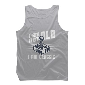 Men's Design By Humans I Am not Old I am Classic By nerdycorner Tank Top - 1 of 2